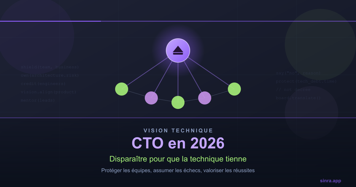 Ser CTO en 2026: el puesto que consiste en desaparecer para que la técnica aguante