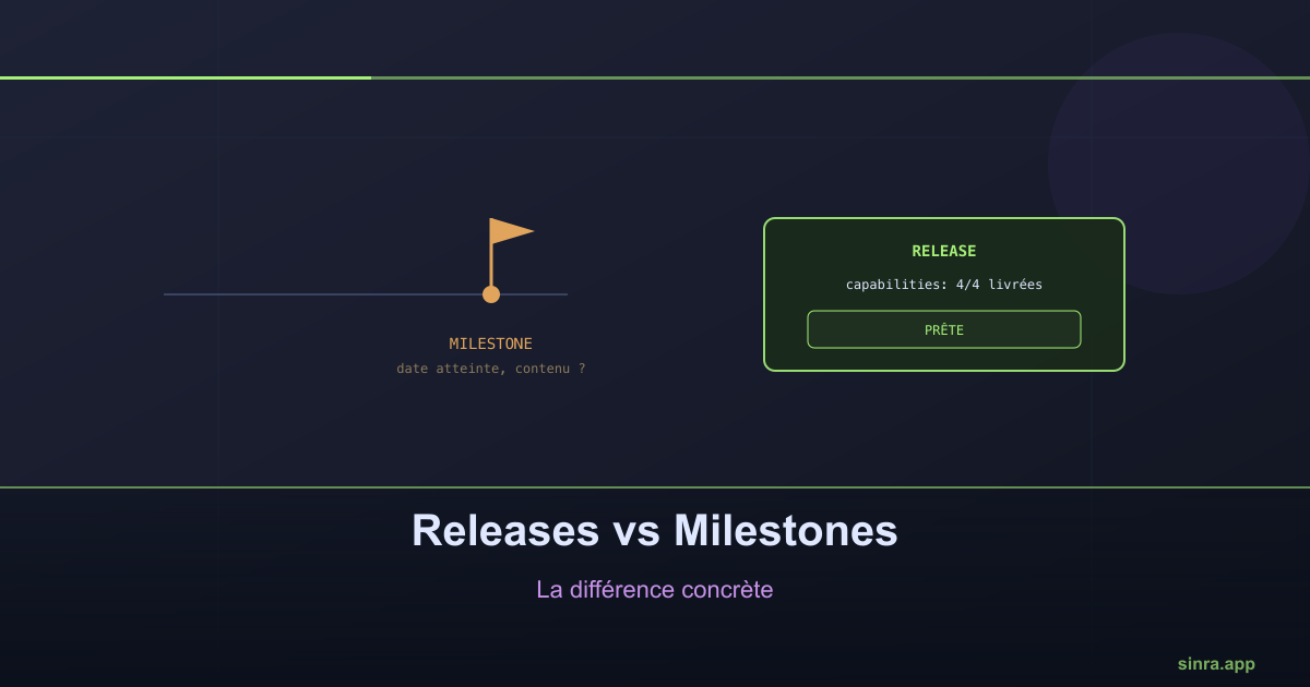 Releases vs Milestones : la Différence Concrète